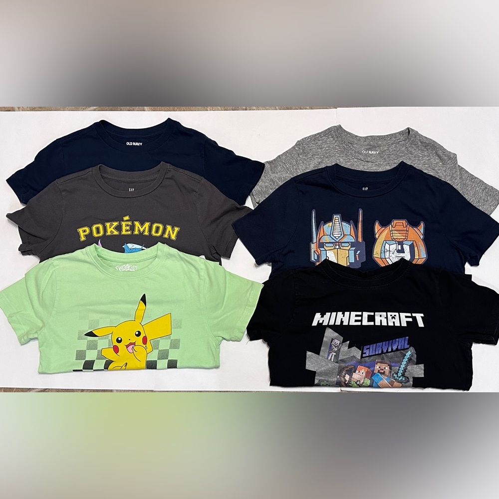 Bundle of 6 Boys T-Shirts